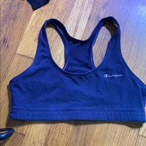 Black champion sports bra